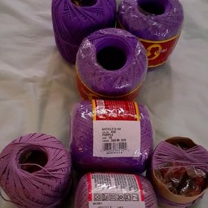 South maid & aunt lydia's crochet yarn.